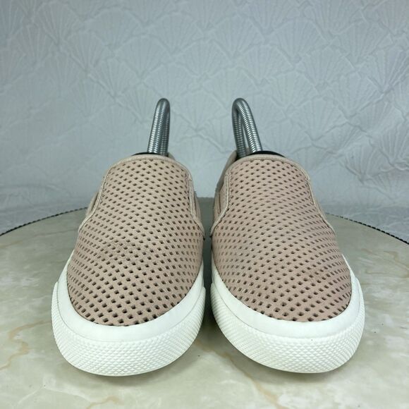 Sperry Top Sider Shoes Womens 6.5 Pink Leather Seaside Perforated Summer Loafers - Picture 3 of 12